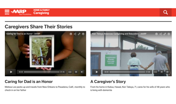 AARP's Home & Family Caregiving